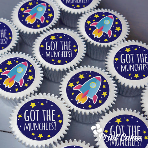 Space Cake Cupcake Gift Box