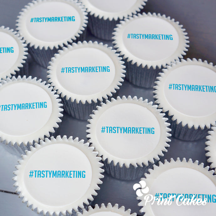 Corporate Message Cupcakes