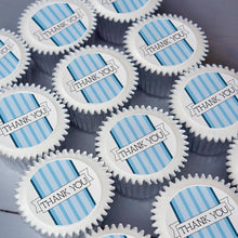 Blue Thank You Cupcake Gift Box with UK delivery