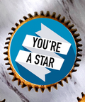 you're a star cupcake